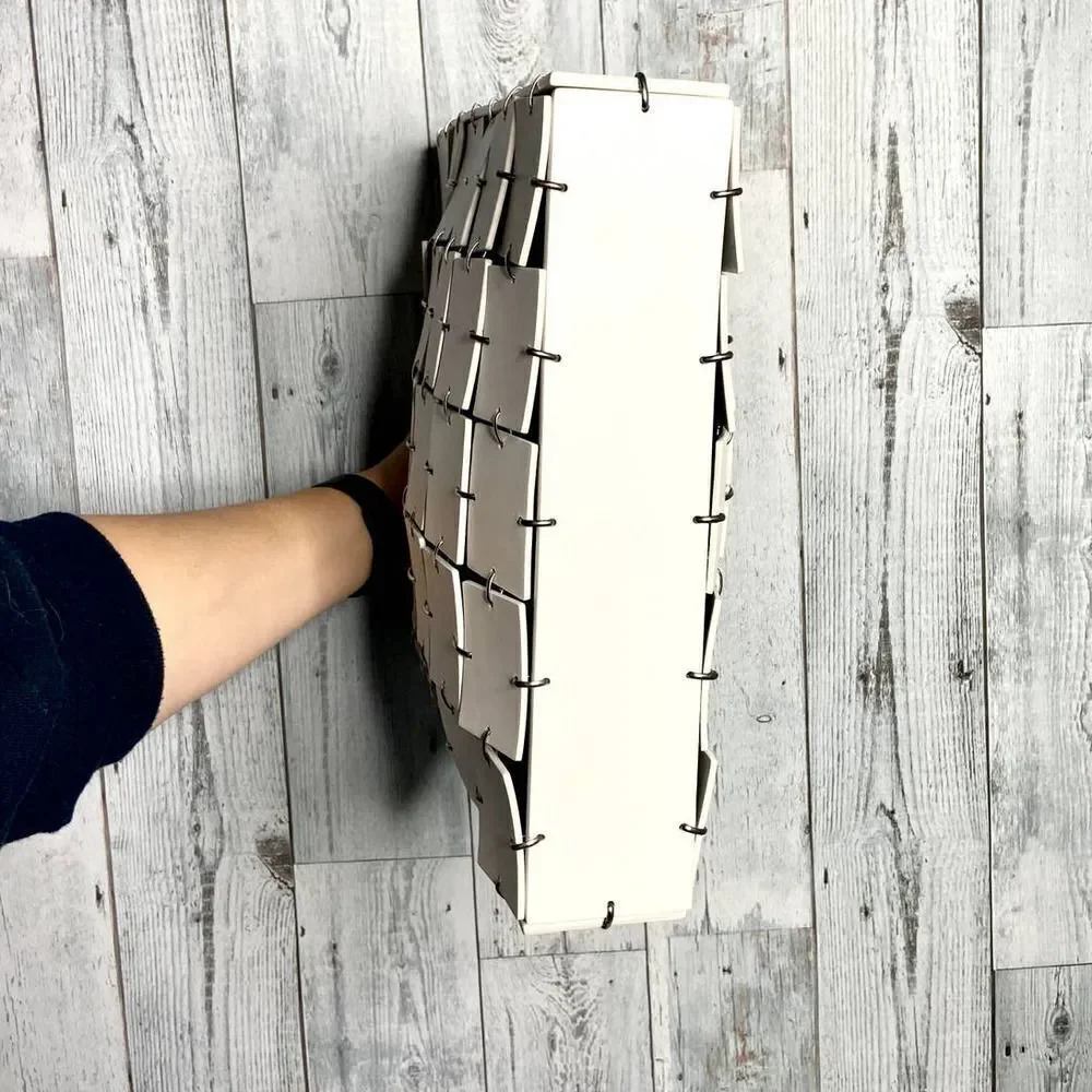 Kate Spade White Geometric Patchwork Leather Tote Bag NEW Artsy Chic Capsule